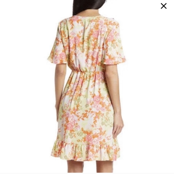 NWOT Vero Moda bright faux wrap dress - Picture 7 of 7